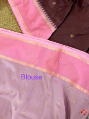 semi Kanjivaram soft silk saree