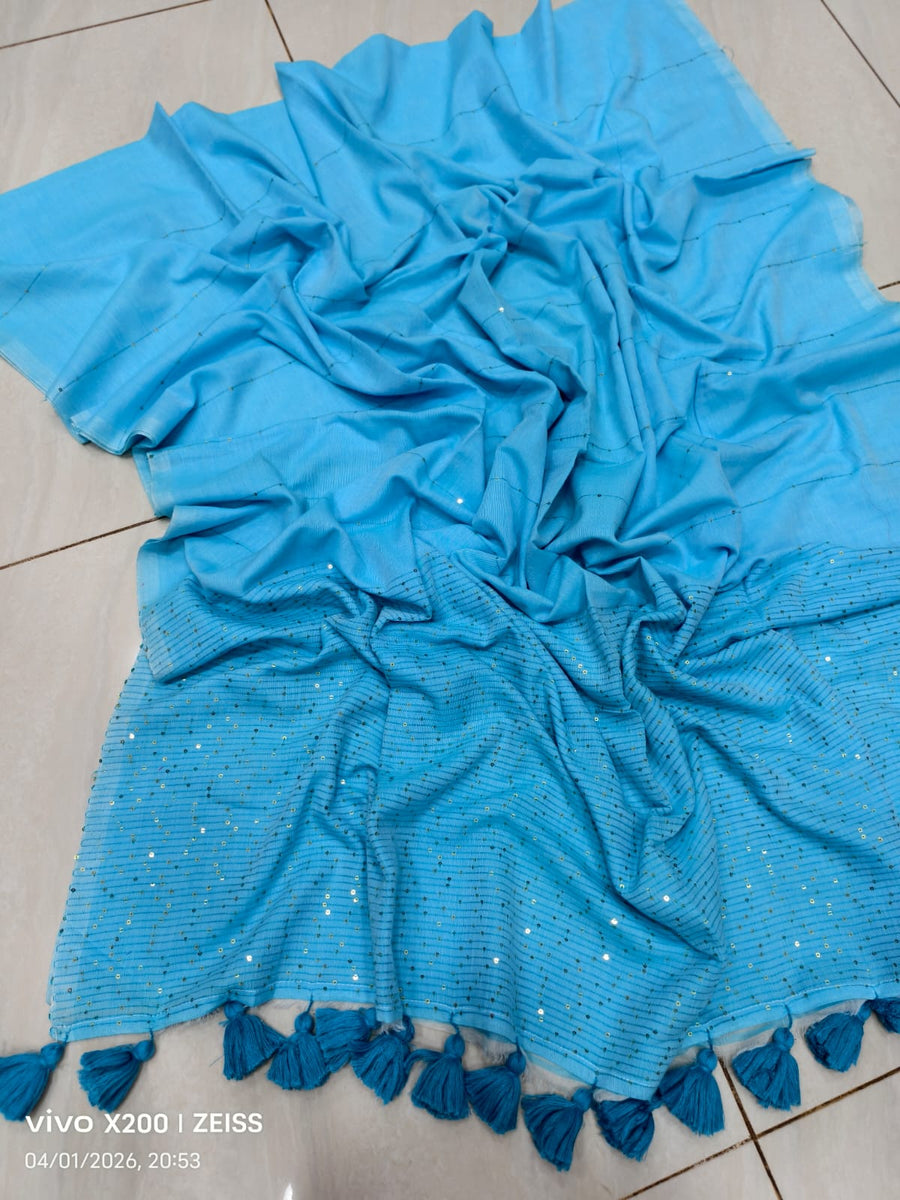 Sequence Cotton Saree