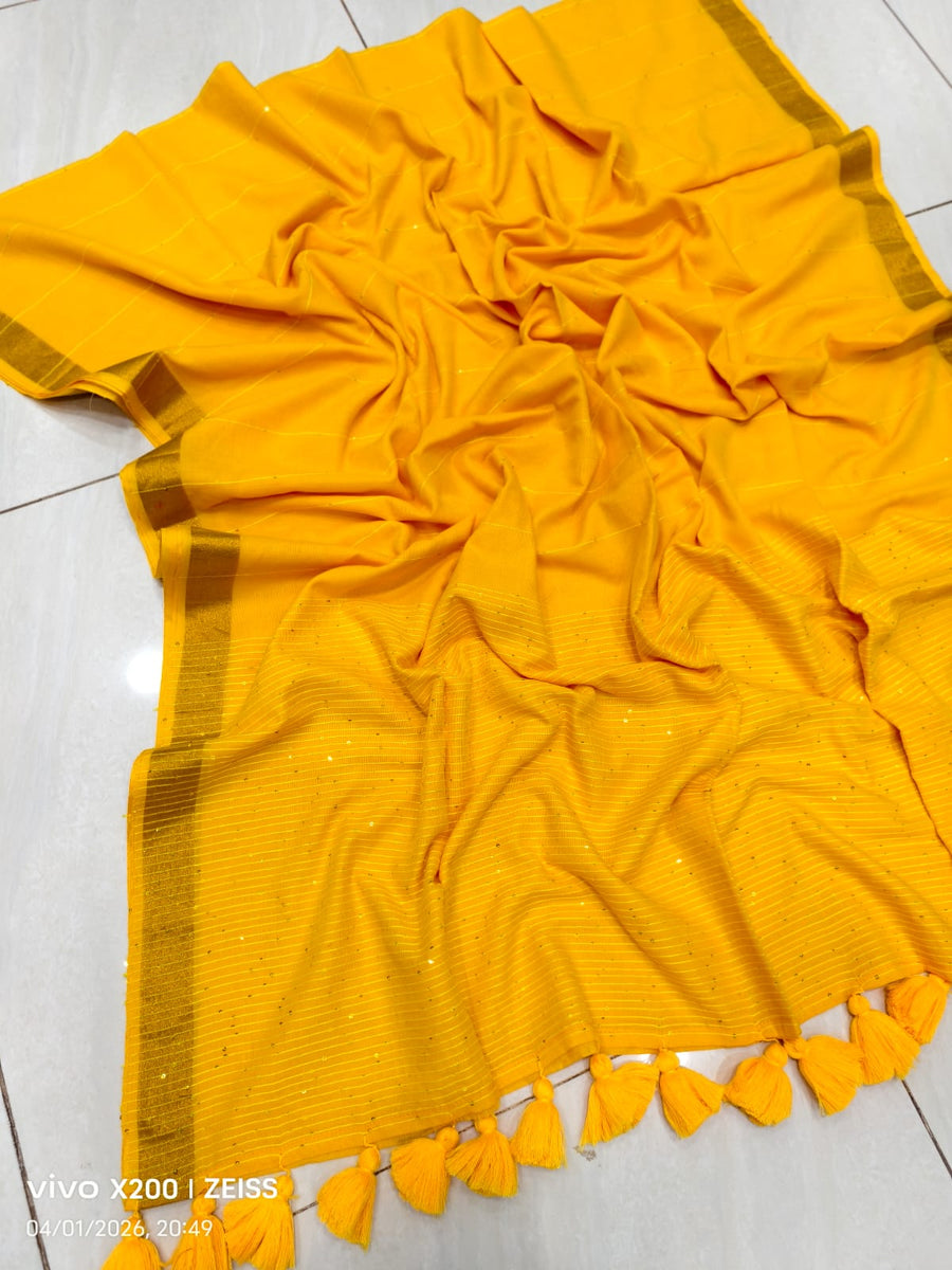 Sequence Cotton Saree