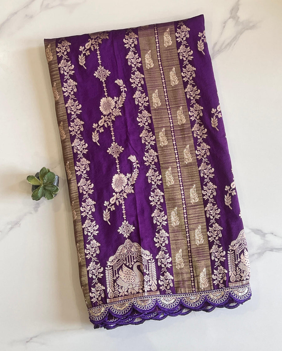 Premium Khadi Georgette saree
