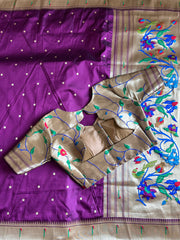Premium Paithani Silk Saree