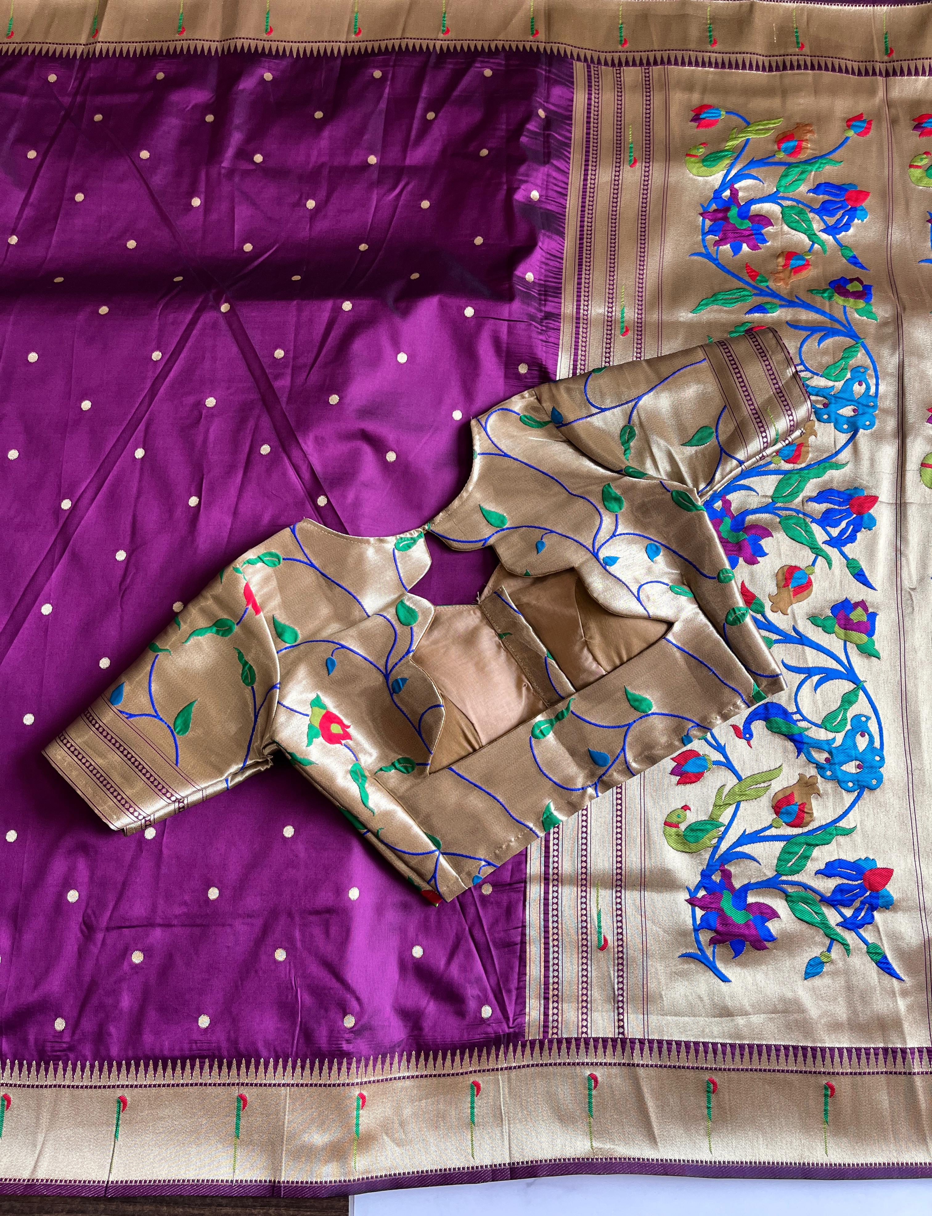 Premium Paithani Silk Saree