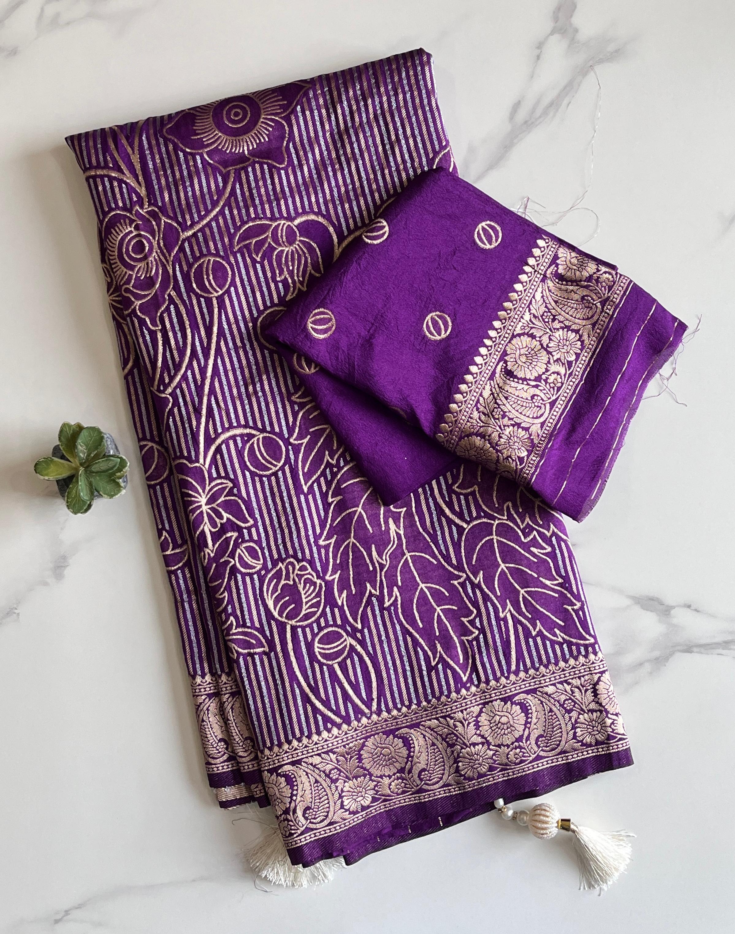 Premium Banarasi silk saree