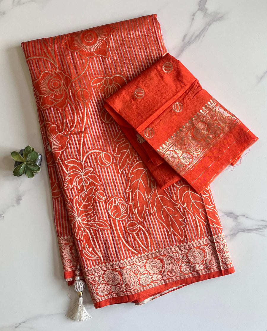 Premium Banarasi silk saree
