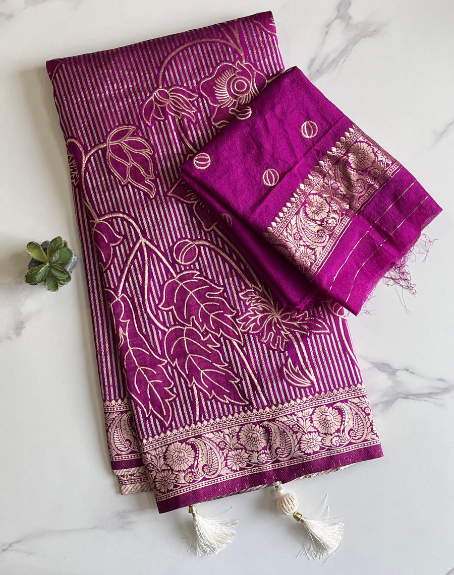 Premium Banarasi silk saree