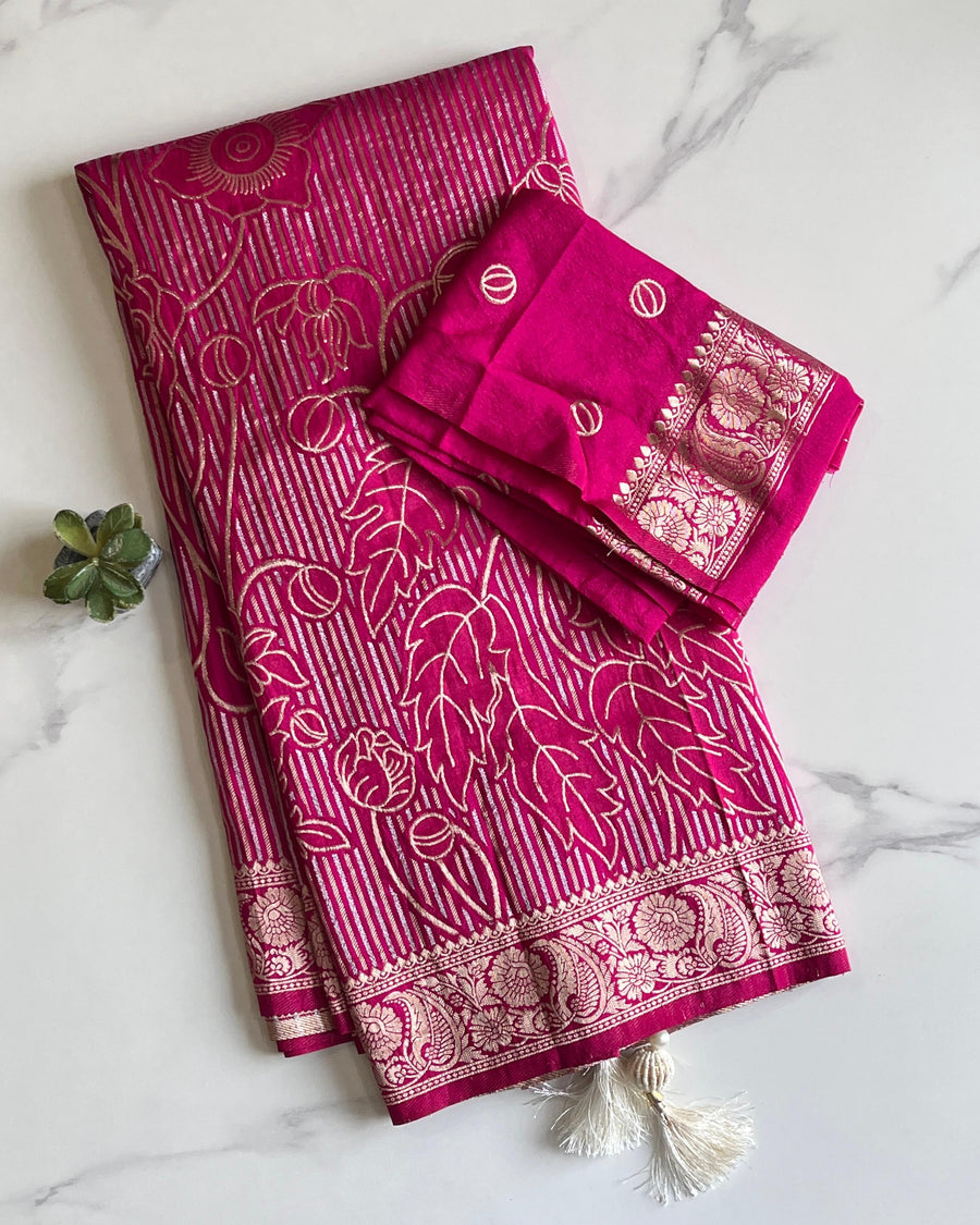 Premium Banarasi silk saree