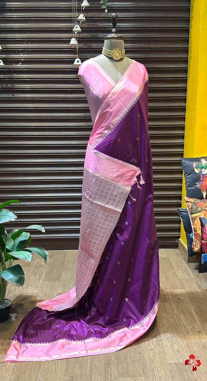 semi kanjivaram soft silk saree