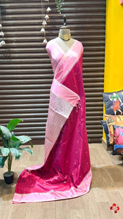 semi kanjivaram soft silk saree
