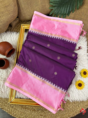 semi kanjivaram soft silk saree