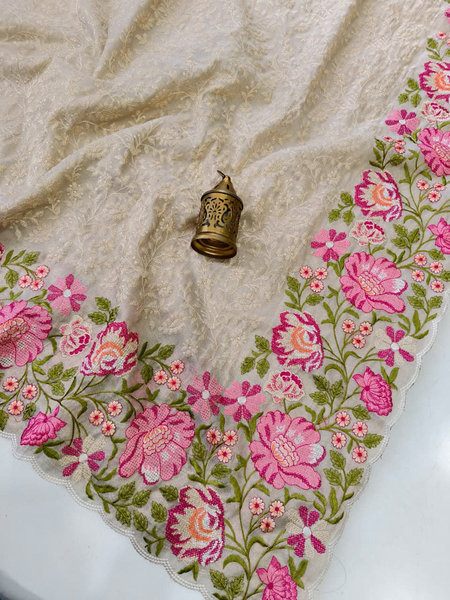 Pure soft tissue saree