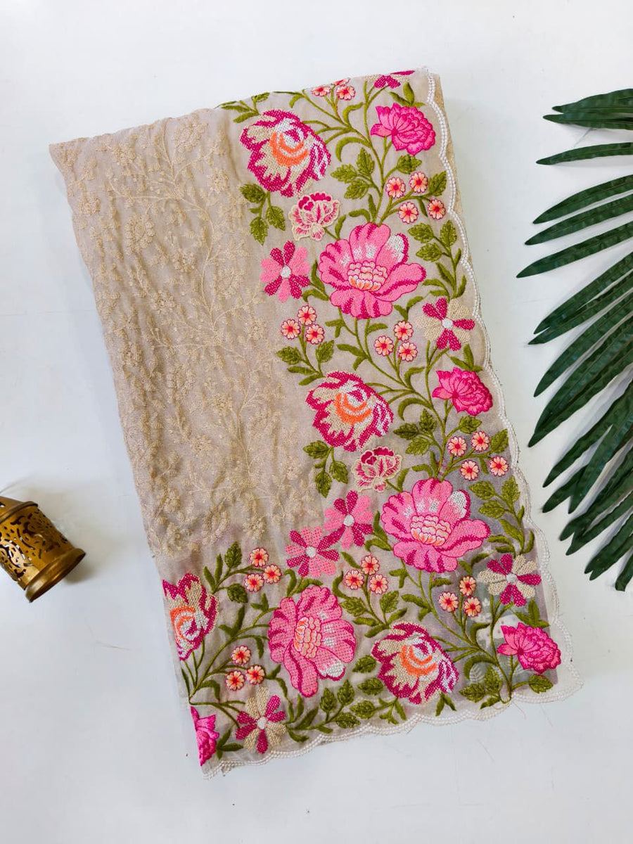 Pure soft tissue saree