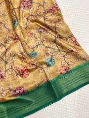 tussar silk saree