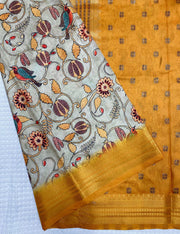 tussar silk saree