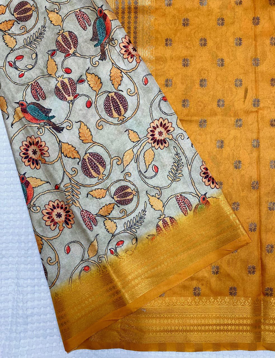 tussar silk saree
