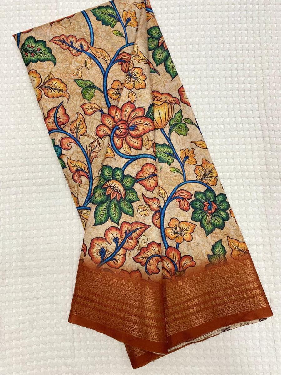 tussar silk saree