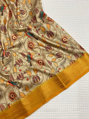 tussar silk saree