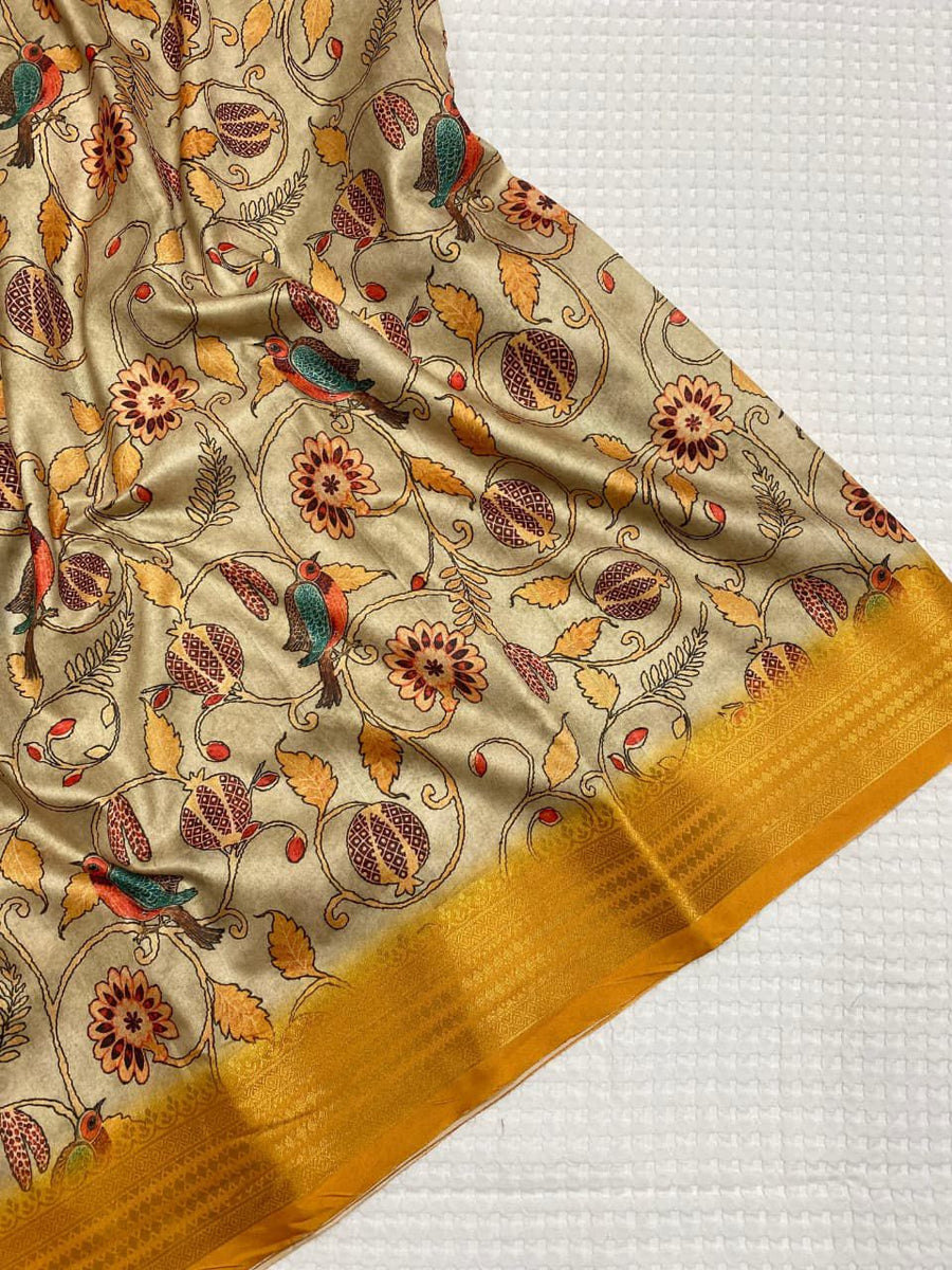 tussar silk saree
