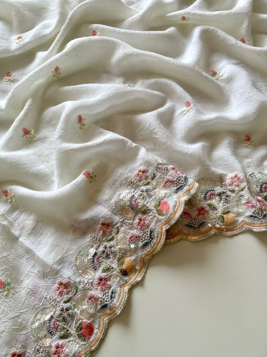 Crush Silk Fabric blouse