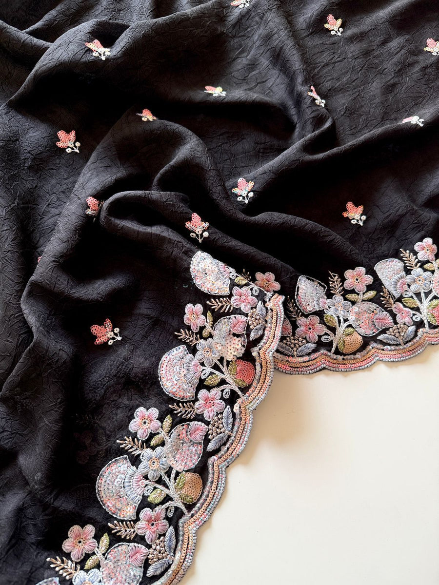 Crush Silk Fabric blouse