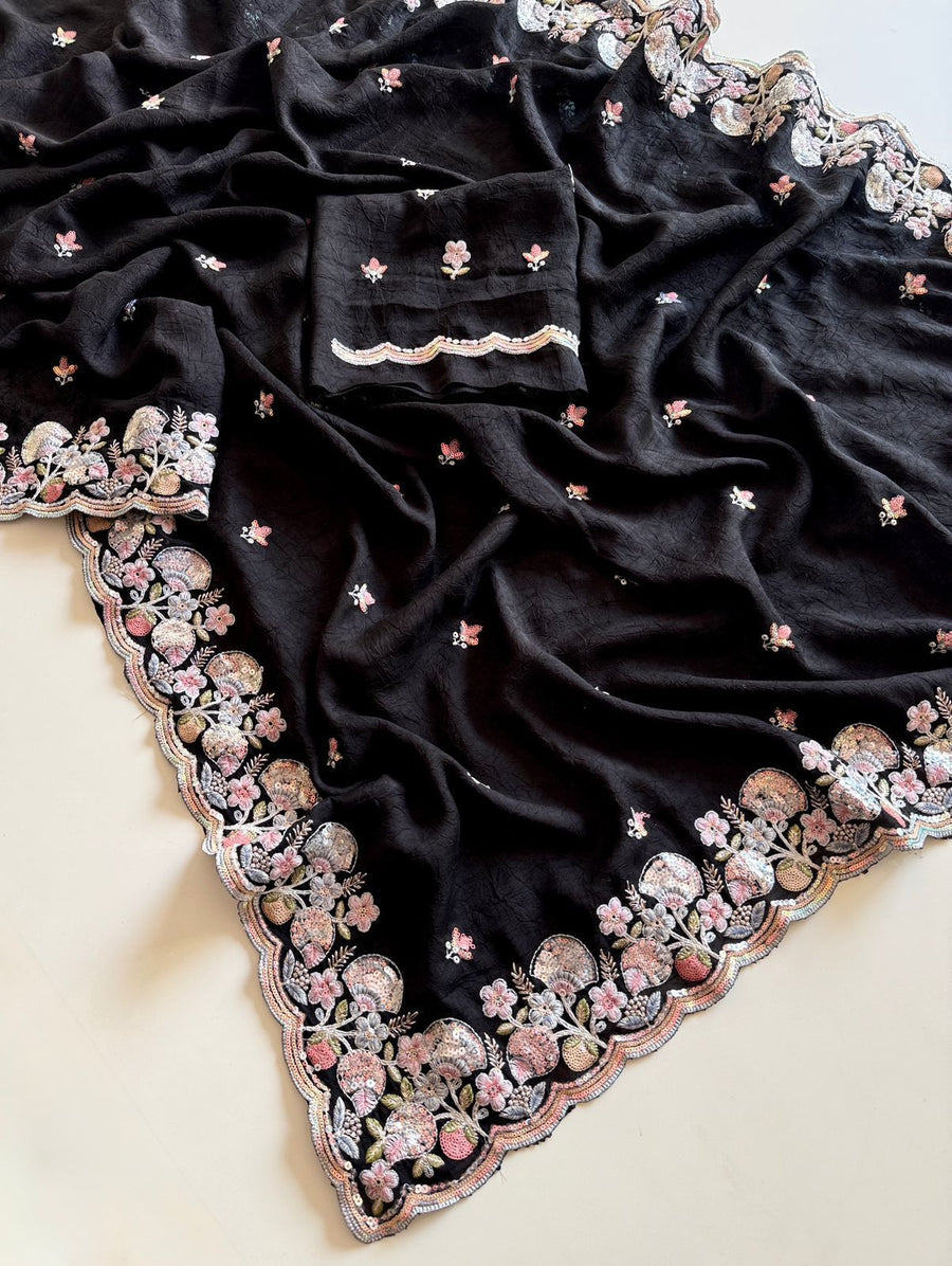 Crush Silk Fabric blouse