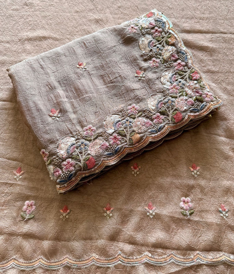 Crush Silk Fabric blouse