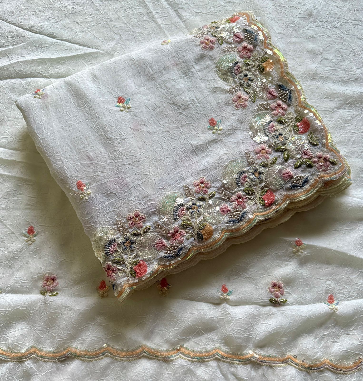 Crush Silk Fabric blouse