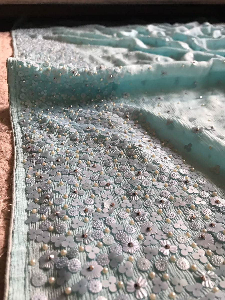 Premium Pure Chinnon Silk Saree