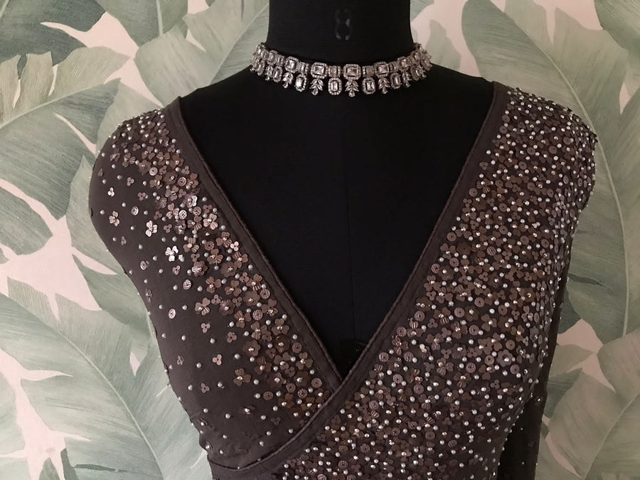 Premium Pure Chinnon Silk Saree