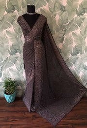 Premium Pure Chinnon Silk Saree