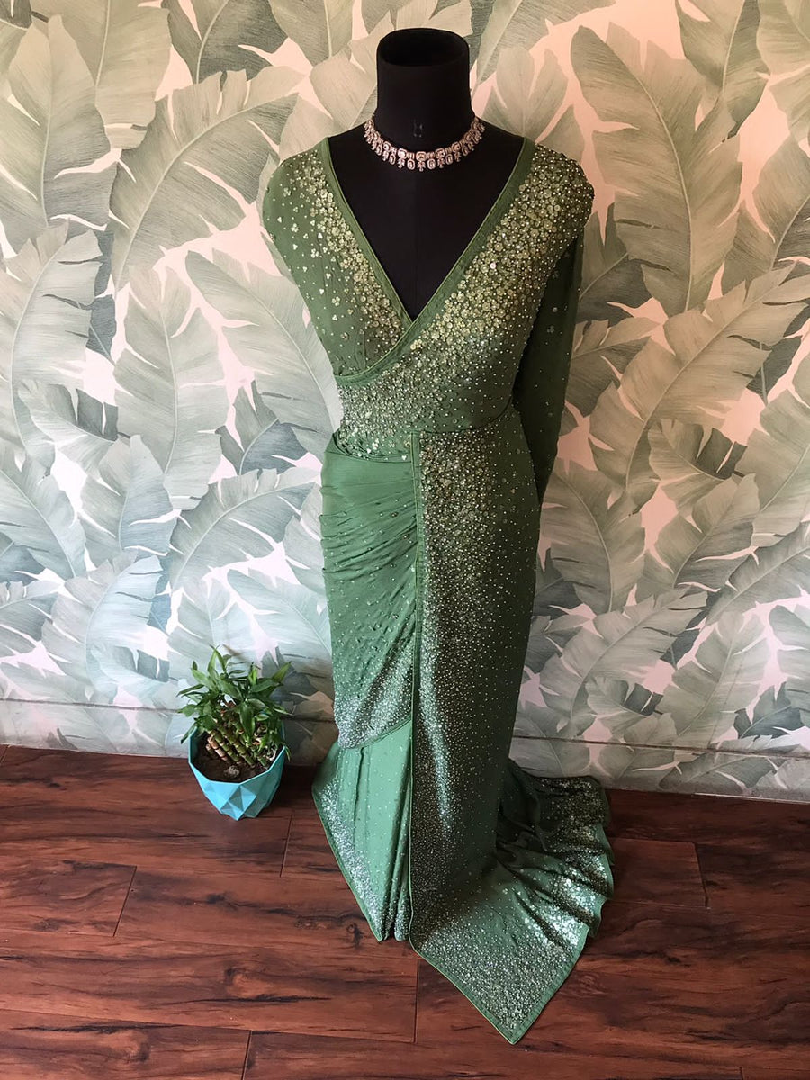 Premium Pure Chinnon Silk Saree