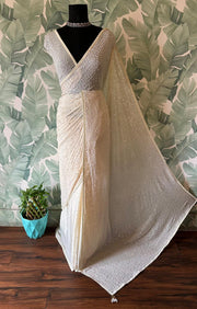 Premium Pure Chinnon Silk Saree