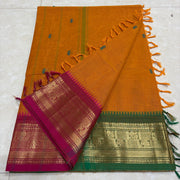 Ganga Jamuna fancy handwoven Butta sarees