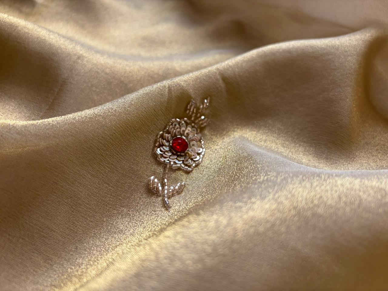 Premium Pure Zari Banarasi Tissue Silk Saree