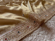 Premium Pure Zari Banarasi Tissue Silk Saree