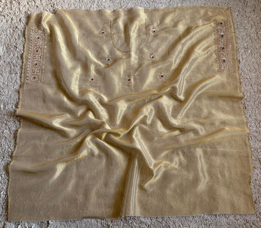 Premium Pure Zari Banarasi Tissue Silk Saree