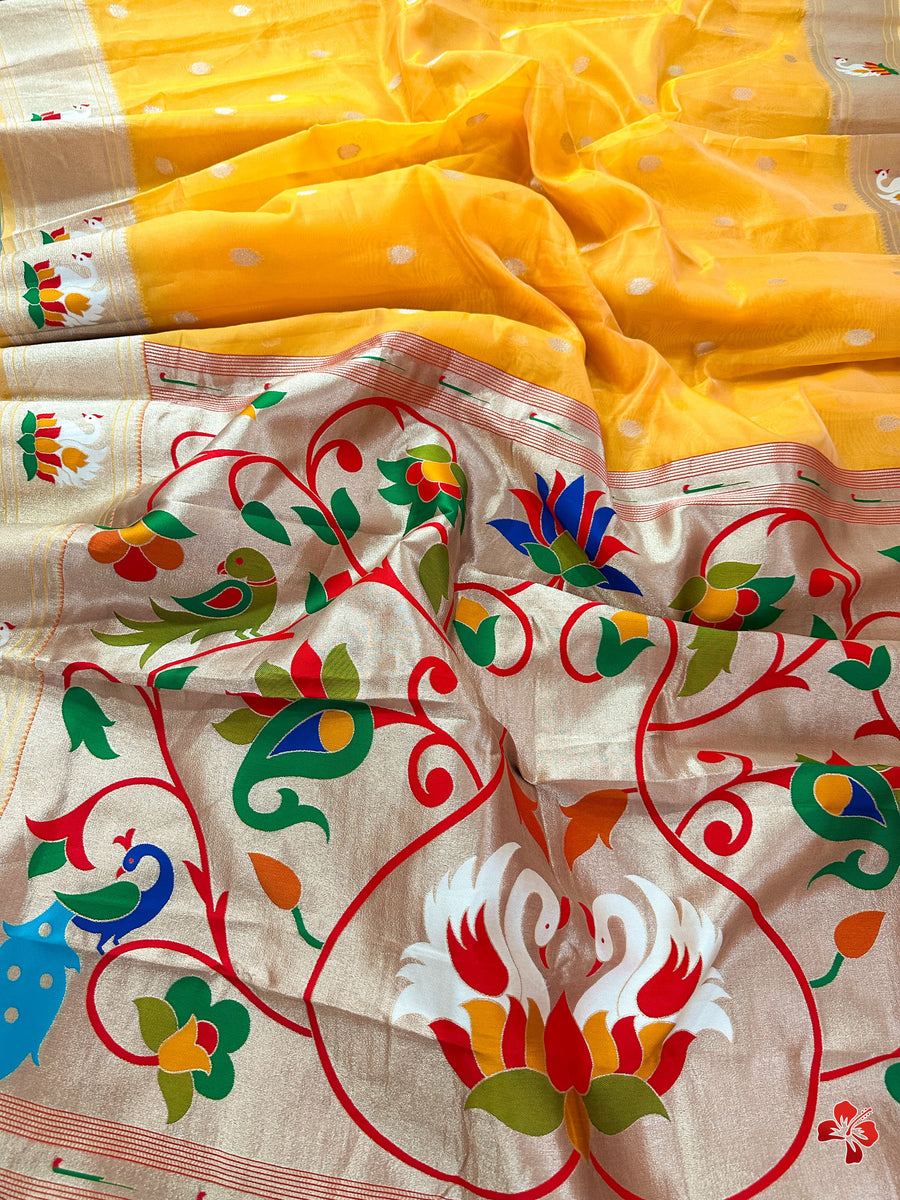 Paithani Organza Saree