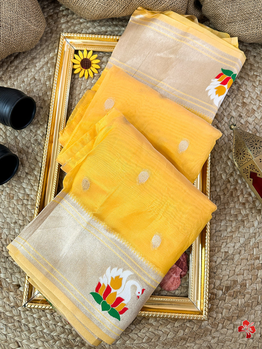 Paithani Organza Saree