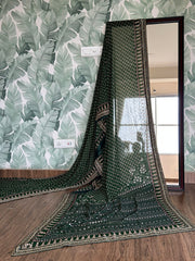 pure Georgette silk saree