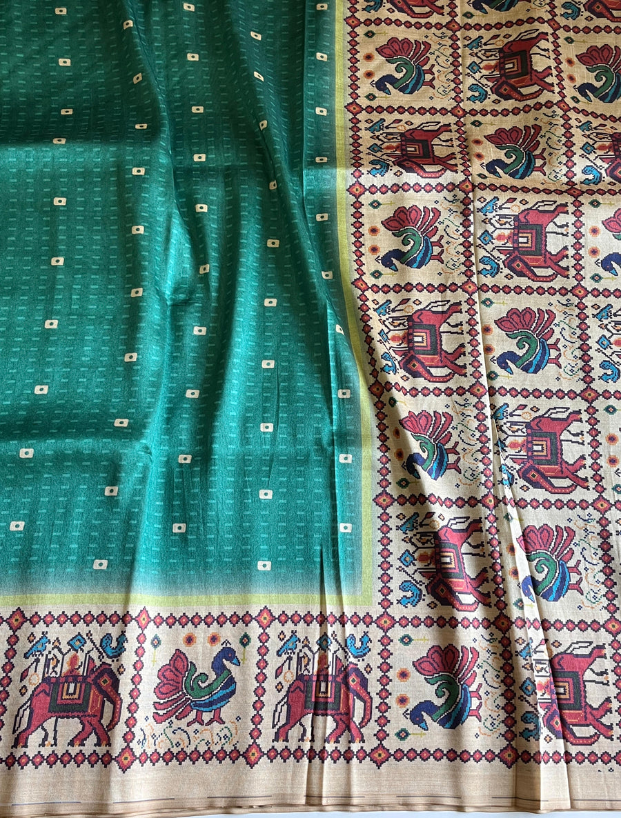 Tussar Art silk saree