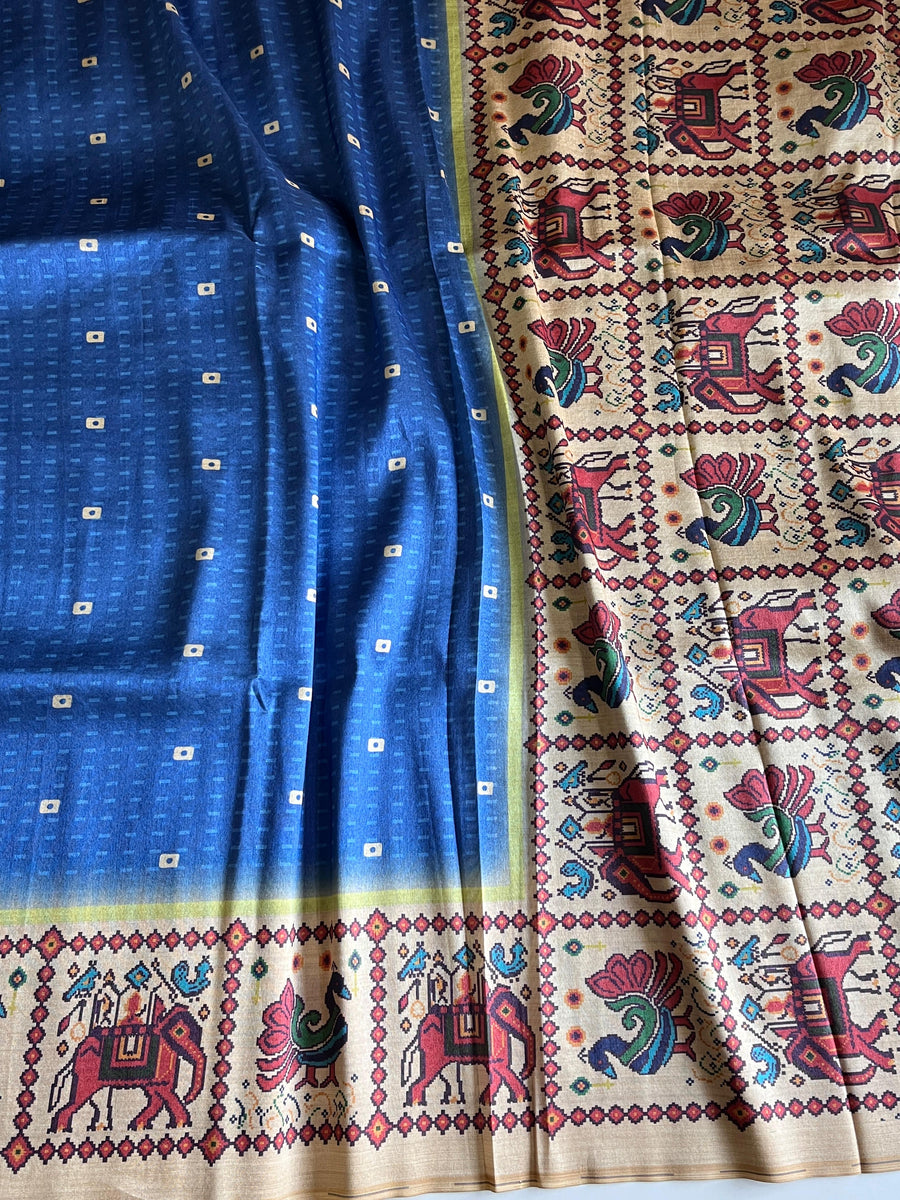 Tussar Art silk saree