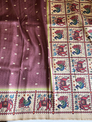 Tussar Art silk saree
