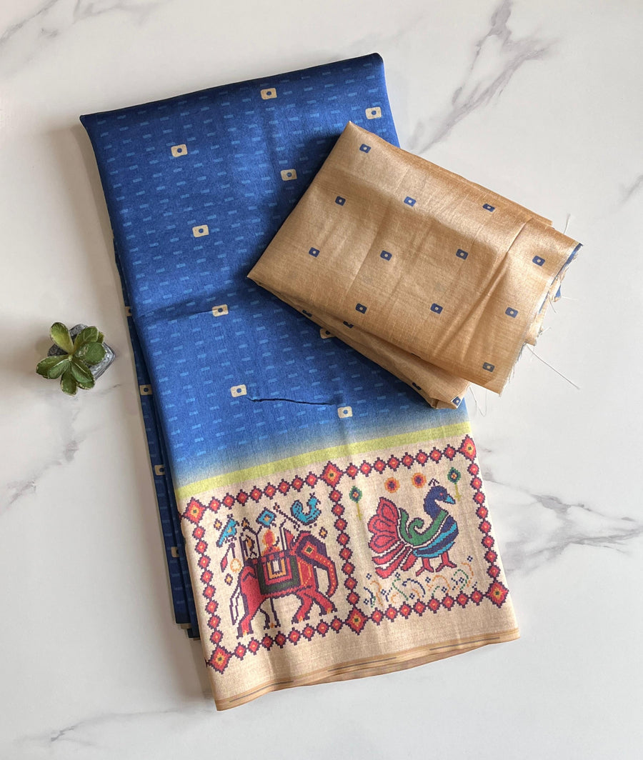 Tussar Art silk saree