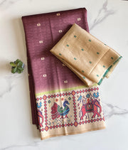 Tussar Art silk saree