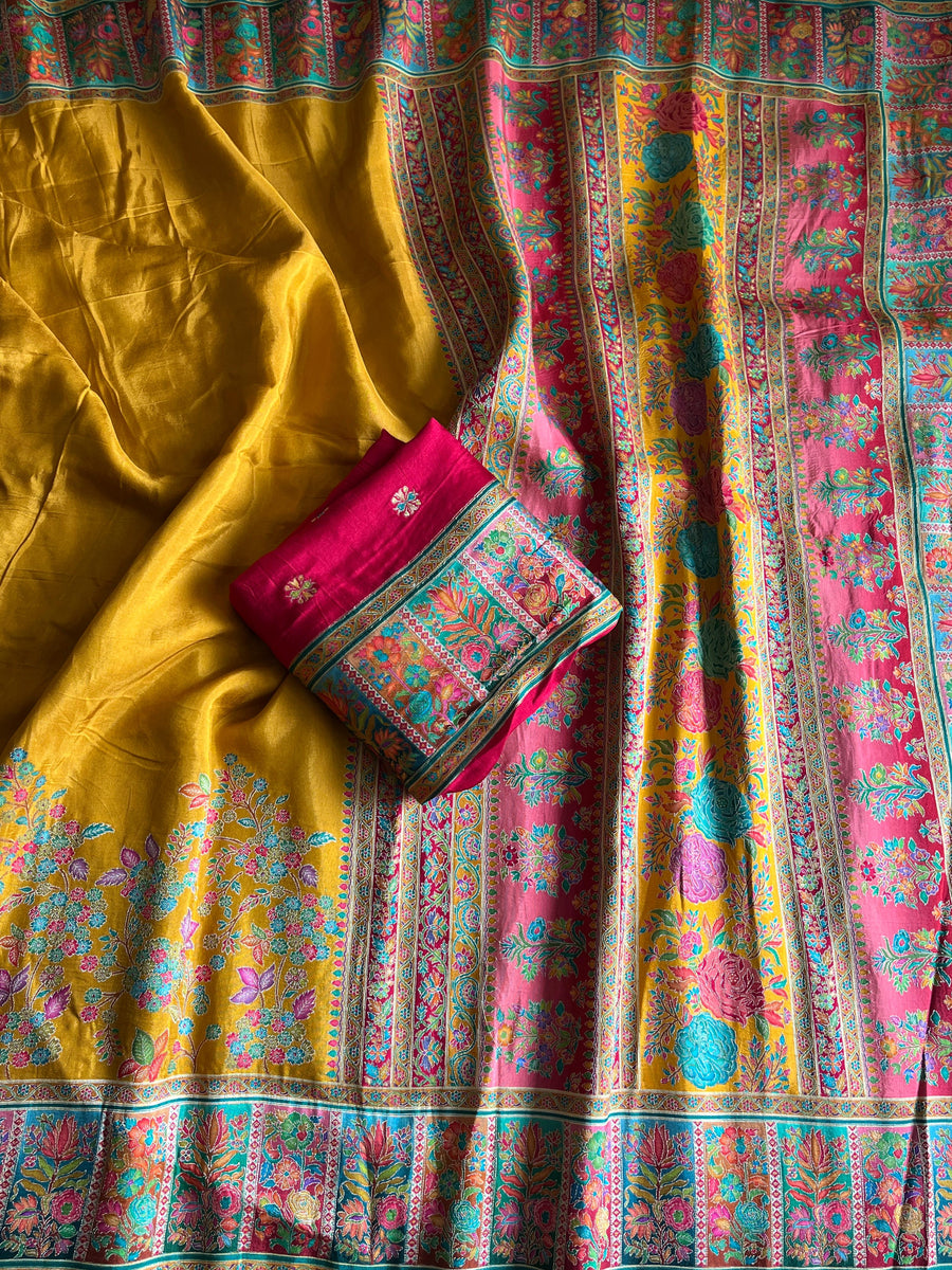 exquisite pashmina weaving