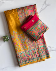 exquisite pashmina weaving