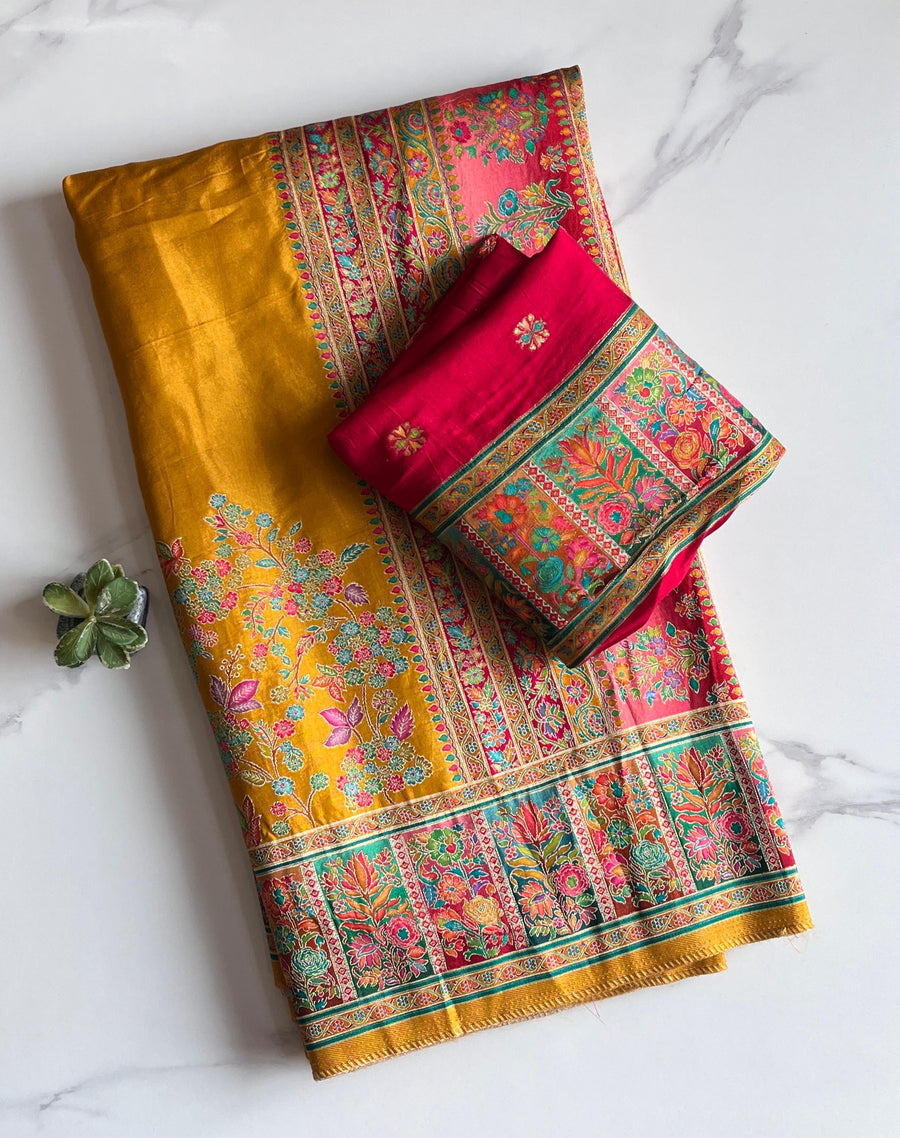 exquisite pashmina weaving