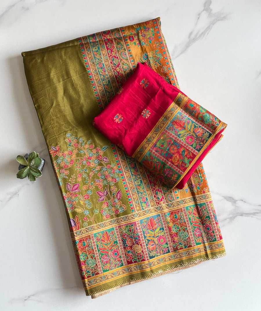 exquisite pashmina weaving