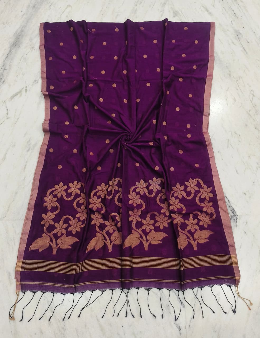 Pure Cotton Jamdani Saree