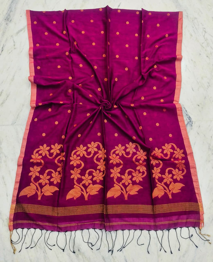 Pure Cotton Jamdani Saree