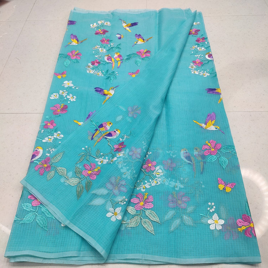 Elegant Kota Doria mix cotton saree